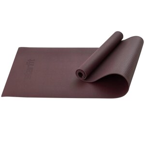 Коврик гимнастический для йоги Starfit PVC 6 мм (горячий шоколад) (арт. FM-103-06-DCH)