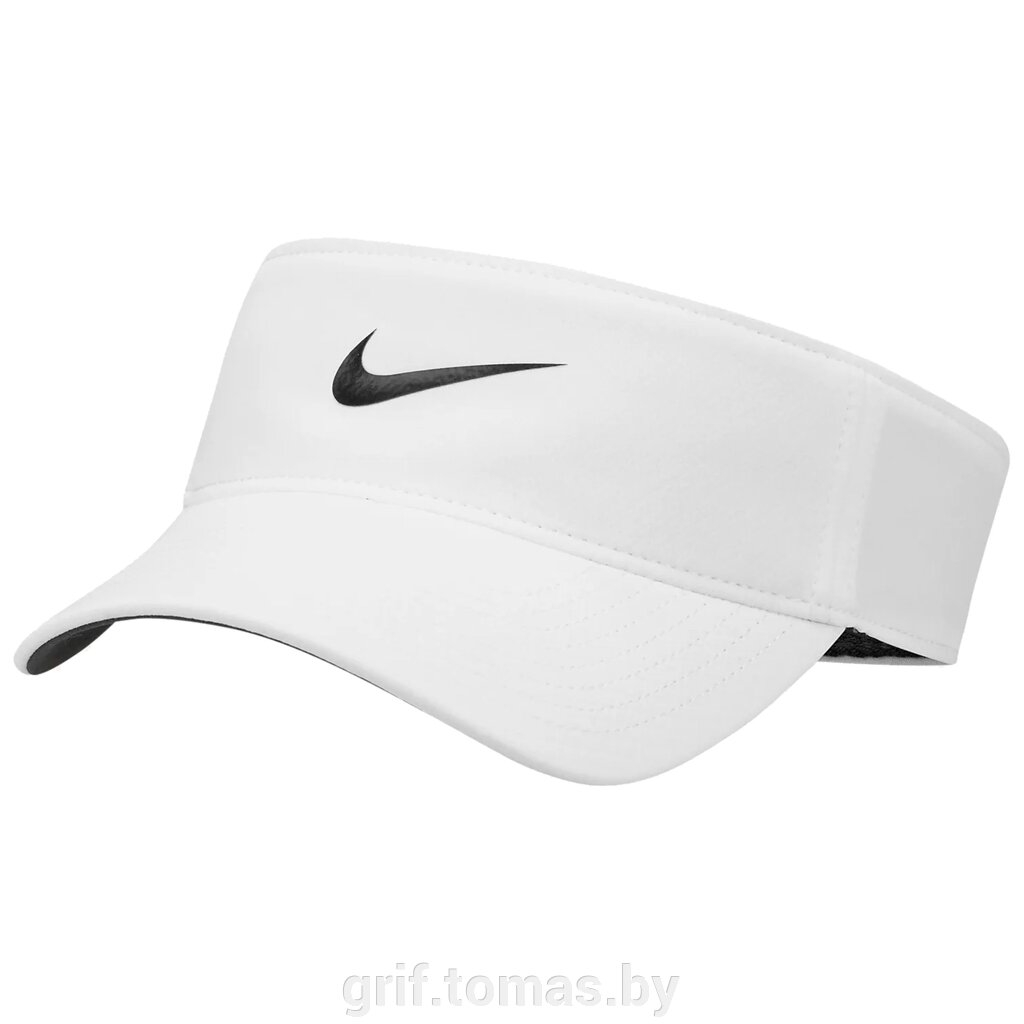 Козырек спортивный Nike Dri-FIT Ace Visor (белый) (арт. FB5630-100) от компании Интернет-магазин товаров для спорта и туризма ГРИФ-СПОРТ - фото 1