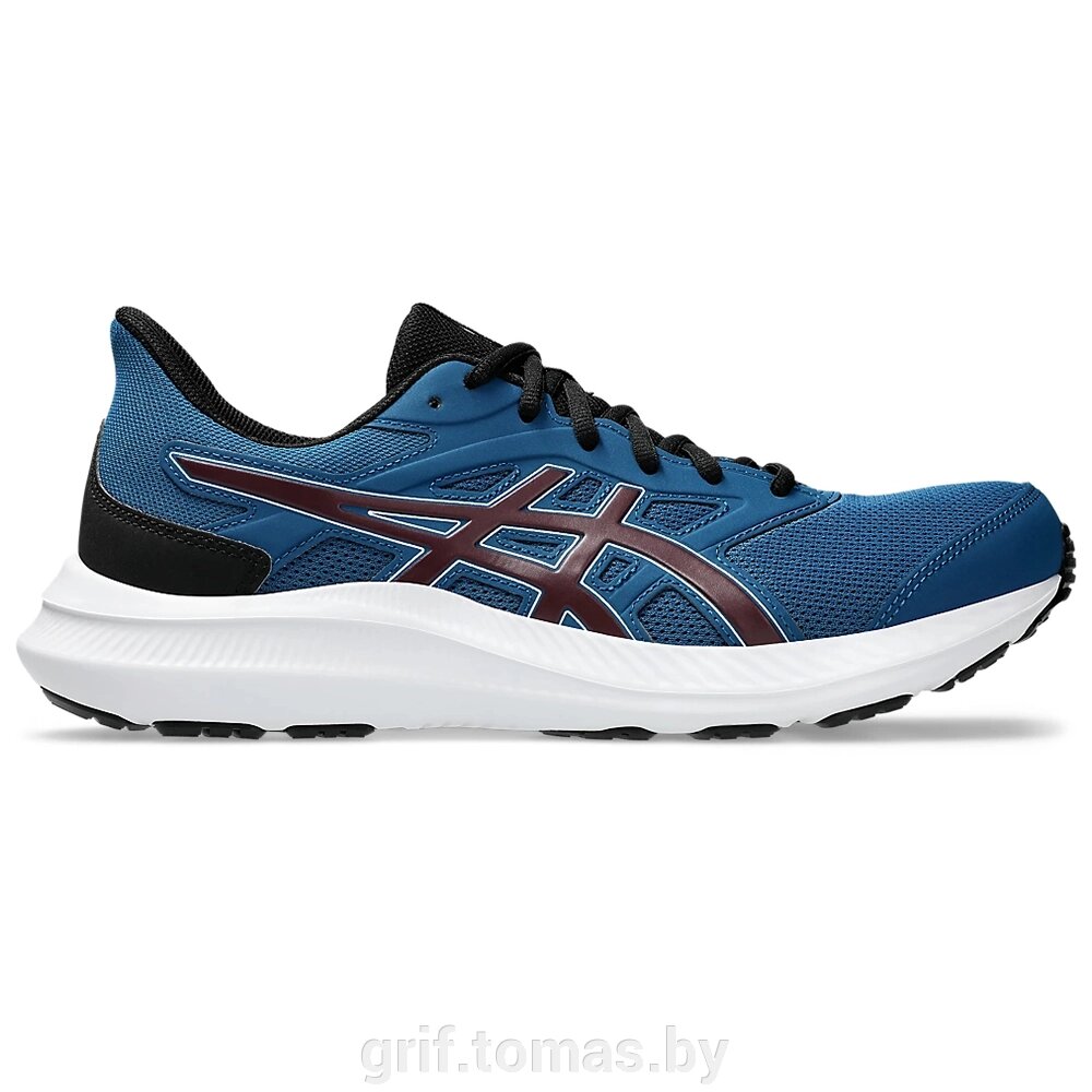 Кроссовки беговые мужские Asics Jolt 4 (синий/черный) (арт. 1011B603-409) от компании Интернет-магазин товаров для спорта и туризма ГРИФ-СПОРТ - фото 1