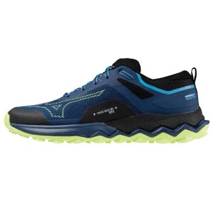 Кроссовки беговые мужские Mizuno Wave Ibuki 4 GTX (синий/зеленый) (арт. J1GJ225962)