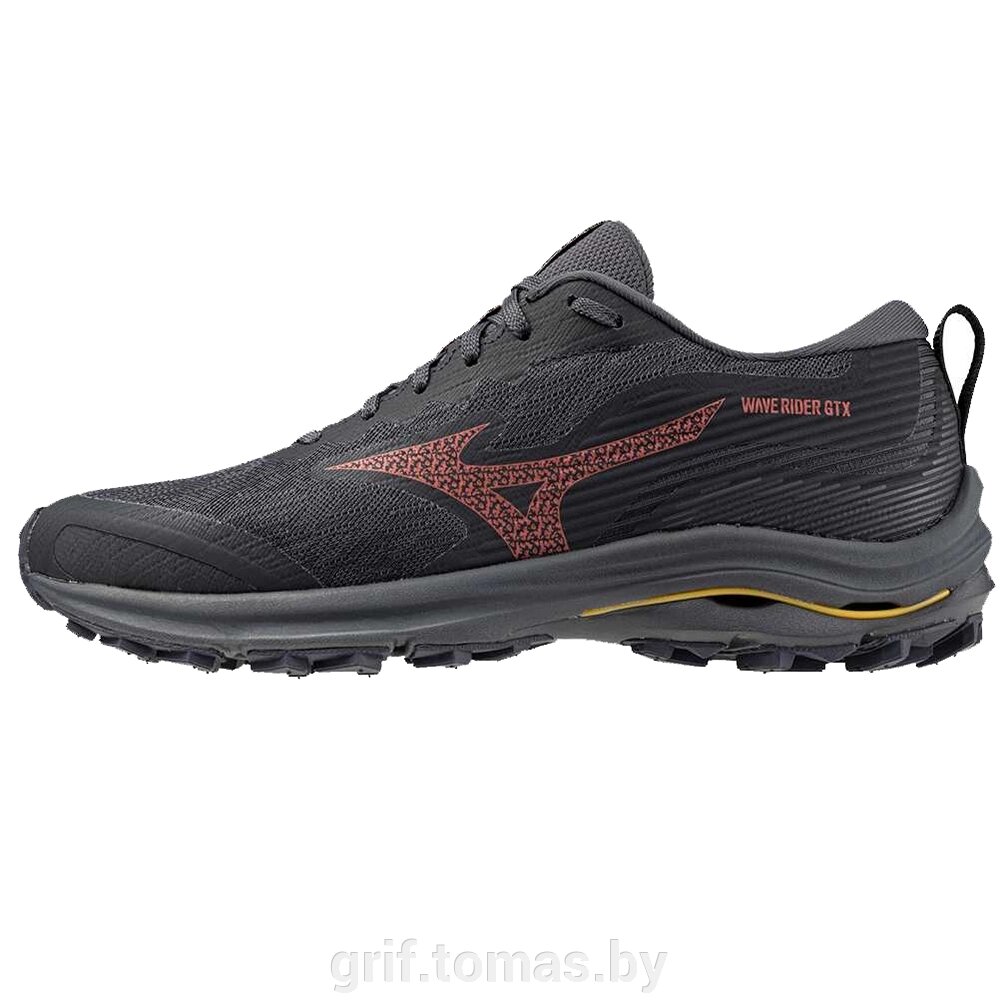 Кроссовки беговые мужские Mizuno Wave Rider GTX (черный)  (арт. J1GD227971) от компании Интернет-магазин товаров для спорта и туризма ГРИФ-СПОРТ - фото 1