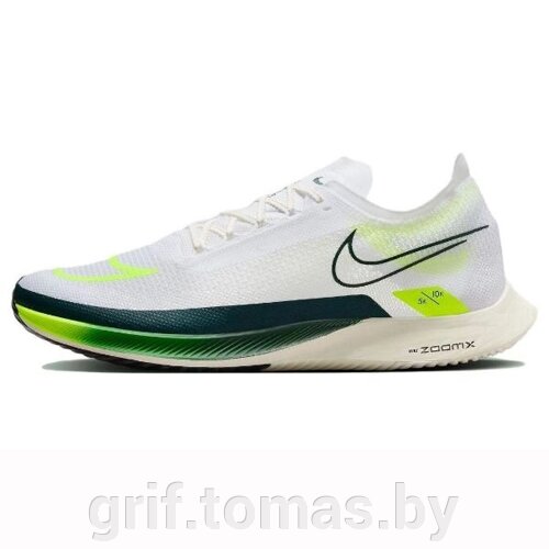 Кроссовки беговые мужские Nike ZoomX Streakfly (белый/зеленый) (арт. FZ4022-100)
