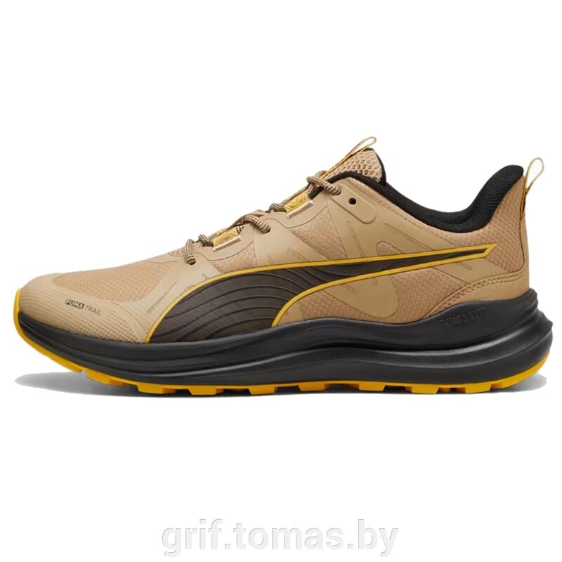 Кроссовки беговые мужские Puma Reflect Lite Trail (коричневый/желтый) (арт. 37944007) от компании Интернет-магазин товаров для спорта и туризма ГРИФ-СПОРТ - фото 1