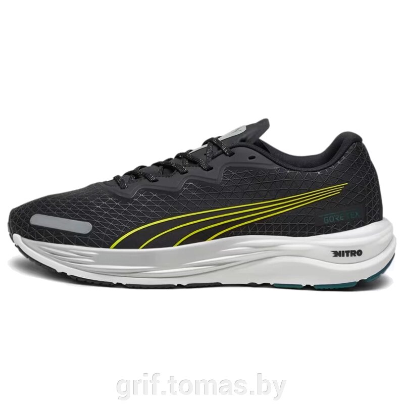 Кроссовки беговые мужские Puma Velocity Nitro 2 GTX (черный/желтый) (арт. 37750704) от компании Интернет-магазин товаров для спорта и туризма ГРИФ-СПОРТ - фото 1