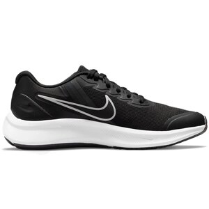 Кроссовки беговые подростковые Nike Star Runner 3 GS (черный/белый) (арт. DA2776-003)