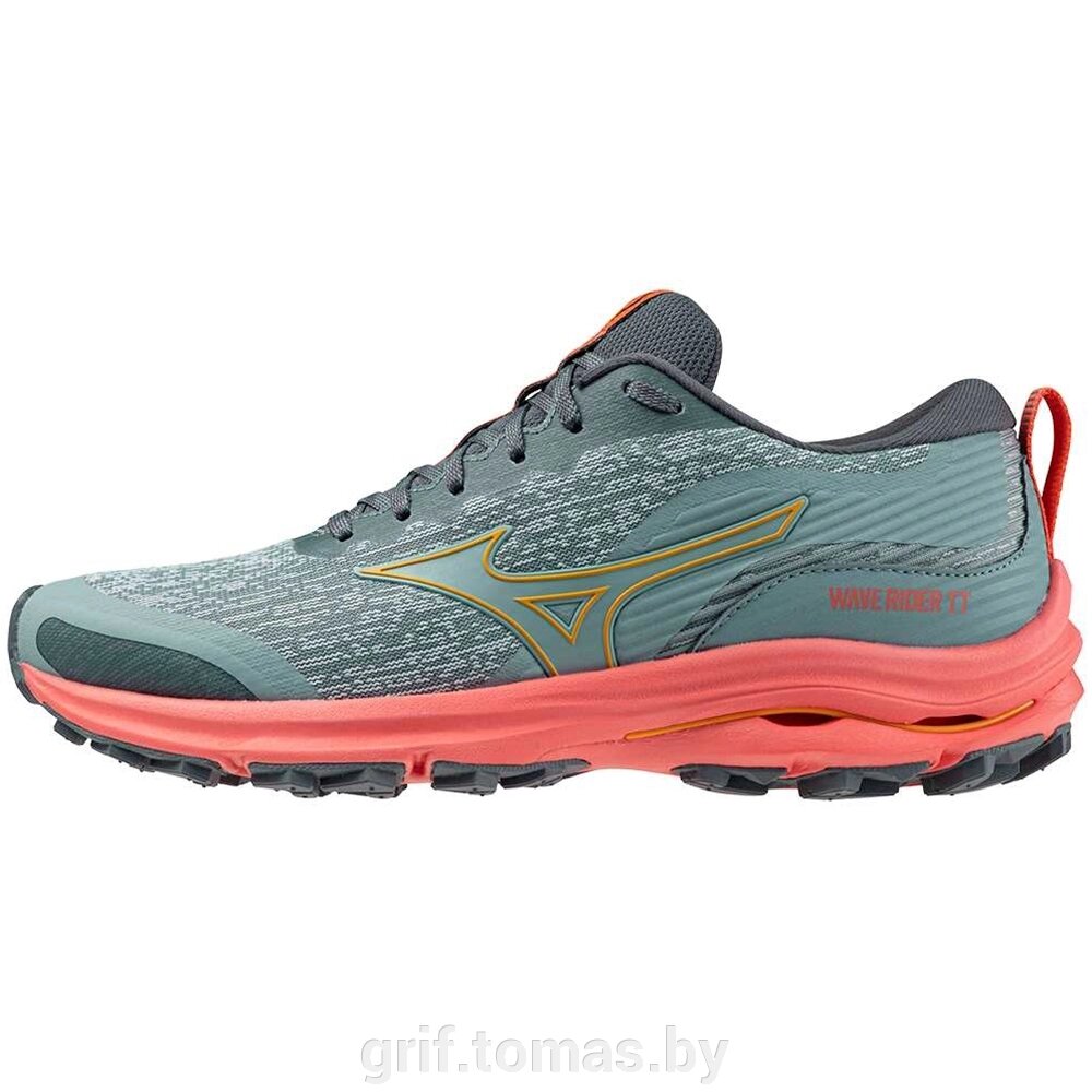 Кроссовки беговые женские Mizuno Wave Rider TT (белый/оранжевый)  (арт. J1GD223271) от компании Интернет-магазин товаров для спорта и туризма ГРИФ-СПОРТ - фото 1