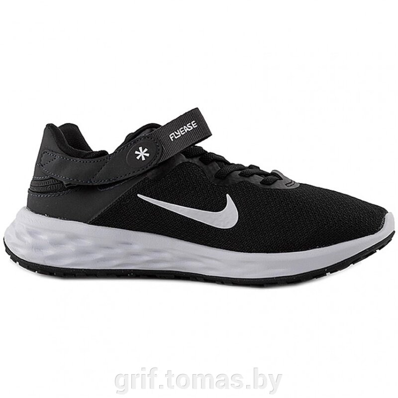 Кроссовки беговые женские Nike Revolution 6 Flyease NN (черный/белый) (арт. DC8997-003) от компании Интернет-магазин товаров для спорта и туризма ГРИФ-СПОРТ - фото 1