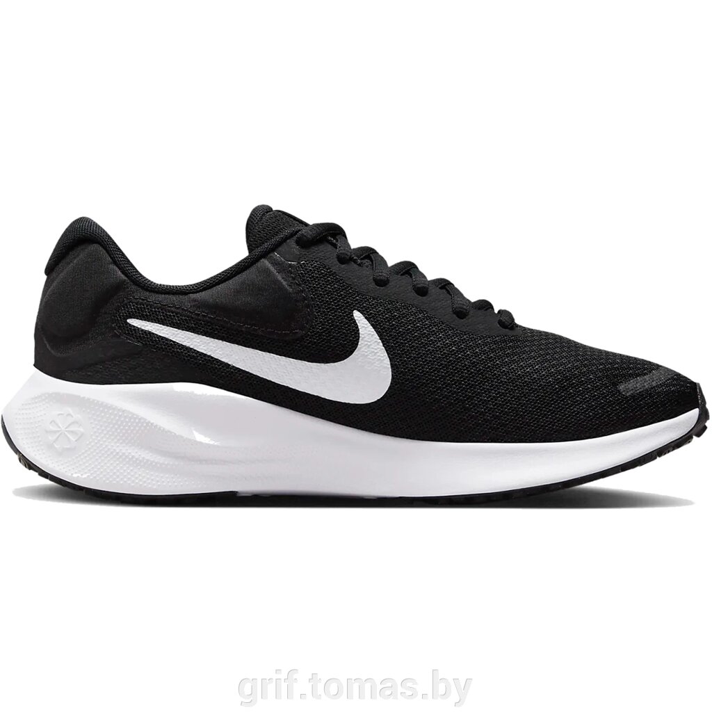 Кроссовки беговые женские Nike Revolution 7 (черный/белый) (арт. FB2208-003) от компании Интернет-магазин товаров для спорта и туризма ГРИФ-СПОРТ - фото 1