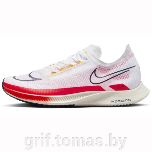 Кроссовки беговые женские Nike ZoomX Streakfly (белый/красный) (арт. DJ6566-102)