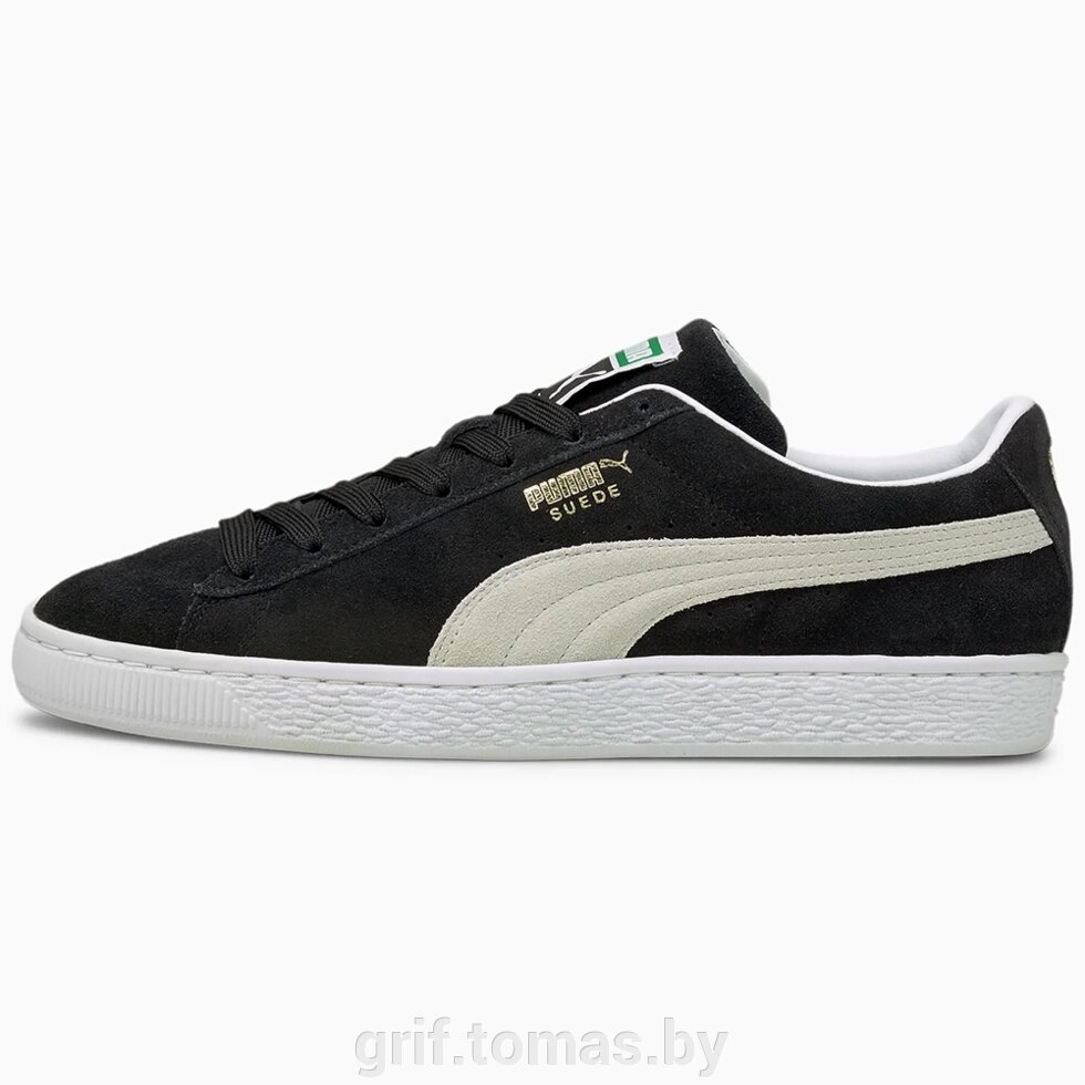 Кроссовки мужские Puma Suede Classic XXI (черный/белый) (арт. 37491501) от компании Интернет-магазин товаров для спорта и туризма ГРИФ-СПОРТ - фото 1