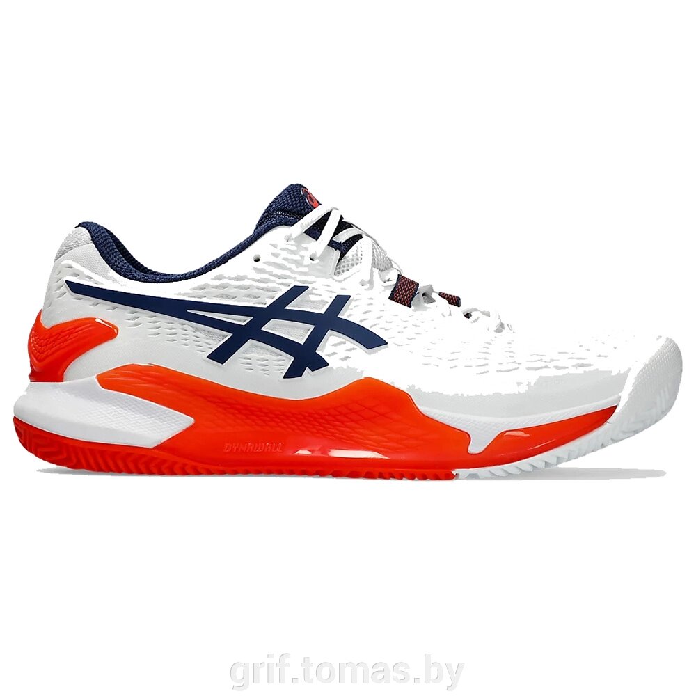 Кроссовки теннисные мужские Asics Gel-Resolution 9 Clay (арт. 1041A375-102) от компании Интернет-магазин товаров для спорта и туризма ГРИФ-СПОРТ - фото 1