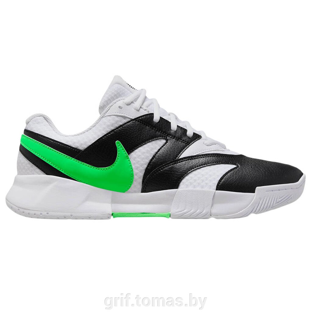 Кроссовки теннисные мужские Nike Court Lite 4 HC (белый/черный)  (арт. FD6574-105) от компании Интернет-магазин товаров для спорта и туризма ГРИФ-СПОРТ - фото 1