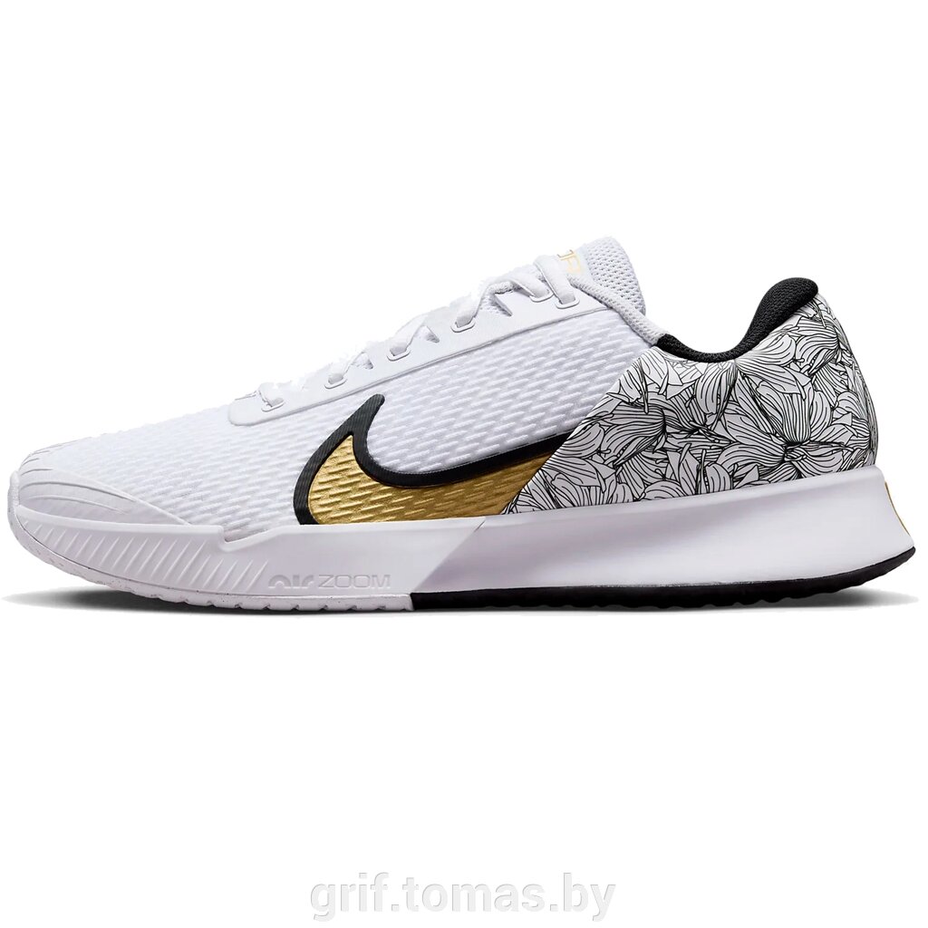 Кроссовки теннисные мужские Nike Zoom Vapor Pro 2 HC Magnolia (белый/черный)  (арт. FZ8227-100) от компании Интернет-магазин товаров для спорта и туризма ГРИФ-СПОРТ - фото 1