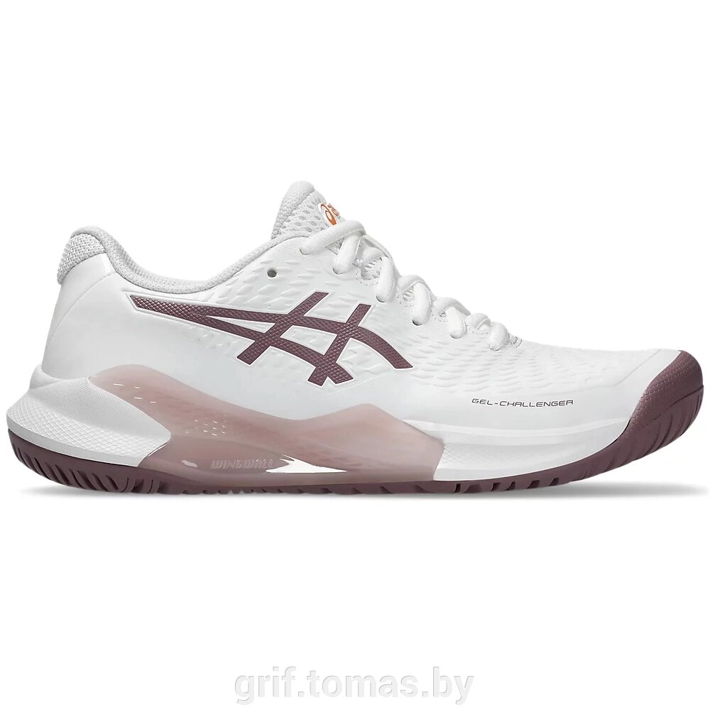 Кроссовки теннисные женские Asics Gel-Challenger 14 (белый/розовый) (арт. 1042A231-102) от компании Интернет-магазин товаров для спорта и туризма ГРИФ-СПОРТ - фото 1