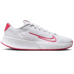 Кроссовки теннисные женские Nike Court Vapor Lite 2 HC (белый/красный) (арт. DV2019-108)