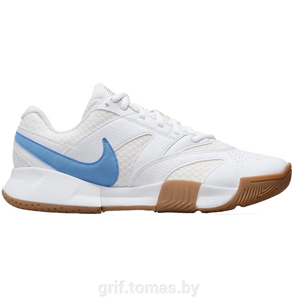 Кроссовки теннисные женские Nike Zoom Court Lite 4 (белый)  (арт. FD6575-106) от компании Интернет-магазин товаров для спорта и туризма ГРИФ-СПОРТ - фото 1