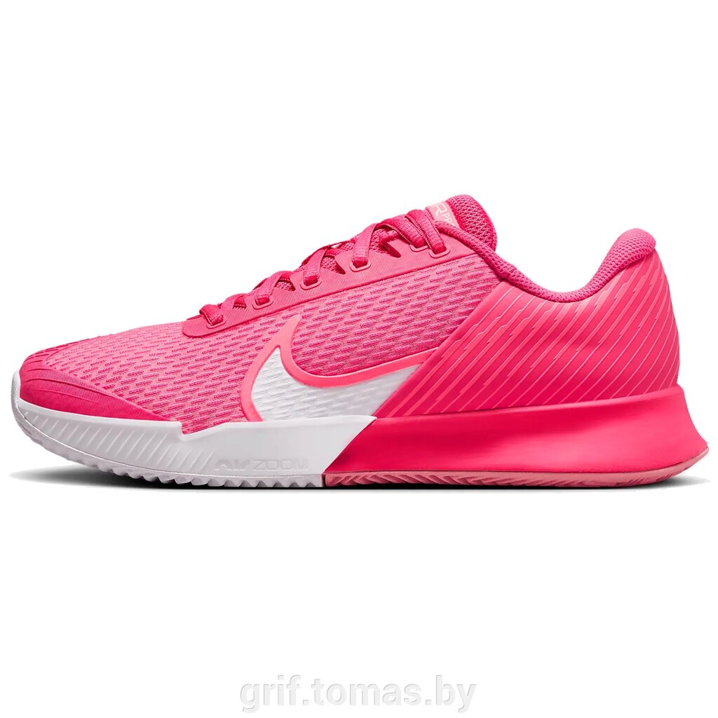 Кроссовки теннисные женские Nike Zoom Vapor Pro 2 Clay (розовый/белый)  (арт. DV2024-602) от компании Интернет-магазин товаров для спорта и туризма ГРИФ-СПОРТ - фото 1