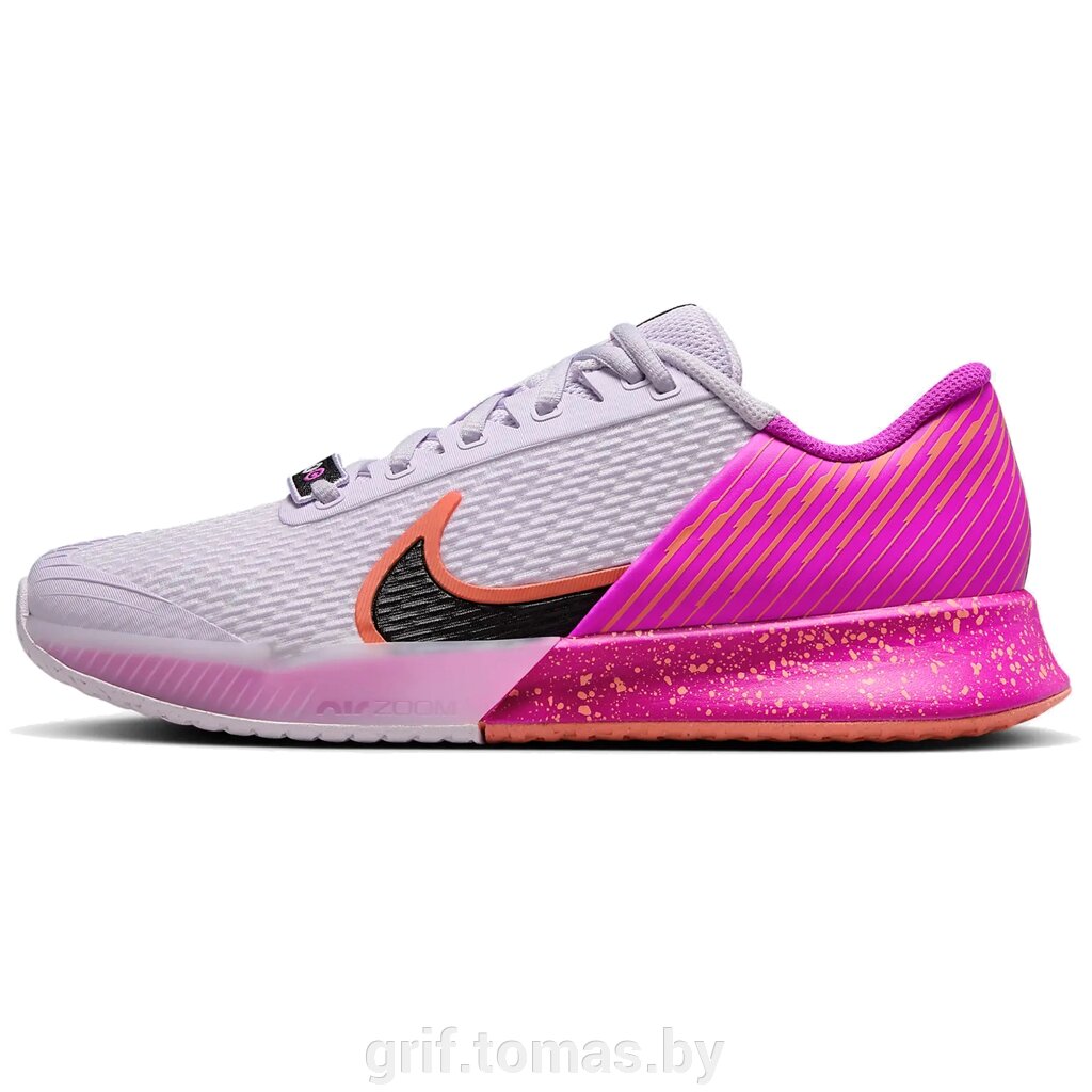 Кроссовки теннисные женские Nike Zoom Vapor Pro 2 Premium HC (фиолетовый/розовый)  (арт. FQ7267-500) от компании Интернет-магазин товаров для спорта и туризма ГРИФ-СПОРТ - фото 1