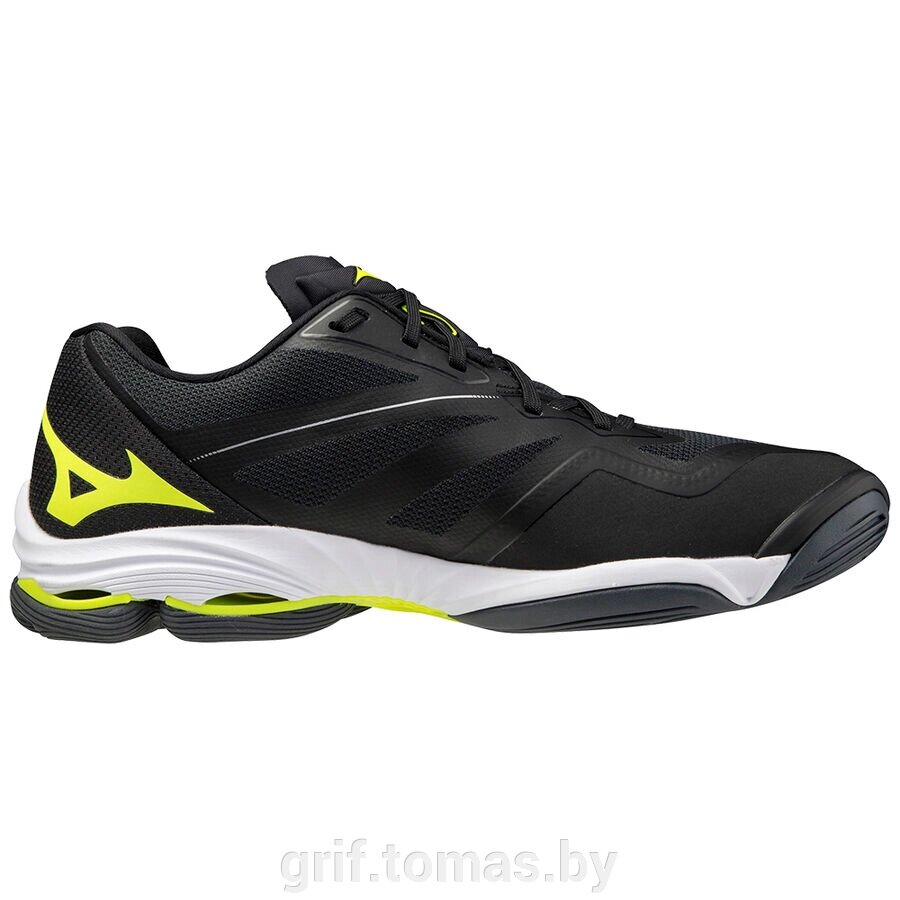 Кроссовки волейбольные мужские Mizuno Wave Lightning Z6 (черный) (арт. V1GA200023) от компании Интернет-магазин товаров для спорта и туризма ГРИФ-СПОРТ - фото 1