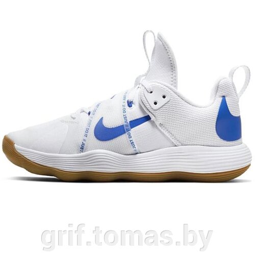 Кроссовки волейбольные мужские Nike React Hyperset (белый) (арт. CI2955-140)