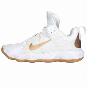 Кроссовки волейбольные мужские Nike React Hyperset (белый/золотой) (арт. DJ4473-170)