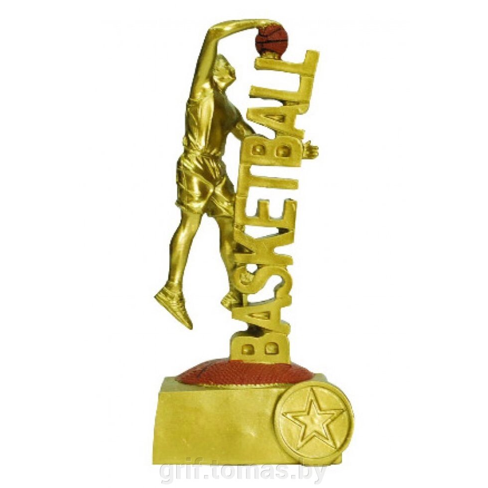 Кубок сувенирный Баскетбол HX1237-B9 (бронза) (арт. HX1237-B9) от компании Интернет-магазин товаров для спорта и туризма ГРИФ-СПОРТ - фото 1