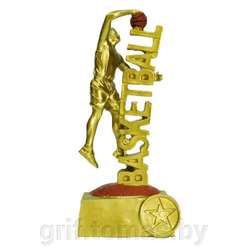 Кубок сувенирный Баскетбол HX1237-B9 (бронза) (арт. HX1237-B9)
