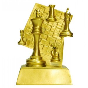 Кубок сувенирный Шахматы HX1627-B5 (золото) (арт. HX1627-B5)