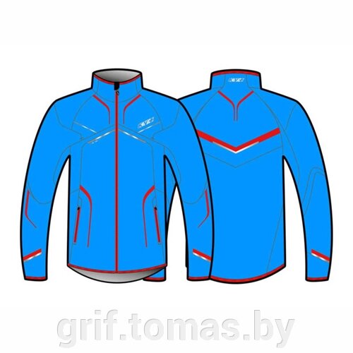 Куртка лыжная KV+ Davos (синий/красный) (арт. 8V140.32)