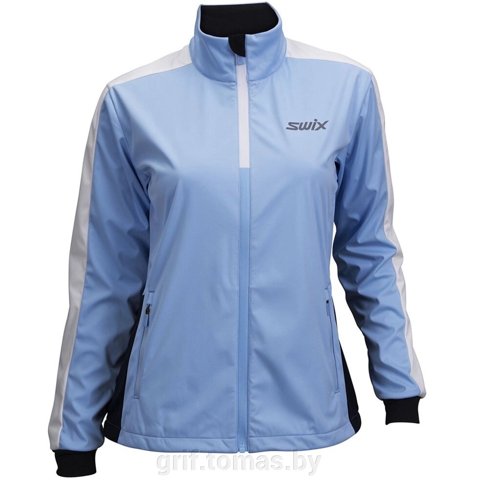 Куртка лыжная женская Swix Cross (голубой) (арт. 12346-72108) от компании Интернет-магазин товаров для спорта и туризма ГРИФ-СПОРТ - фото 1