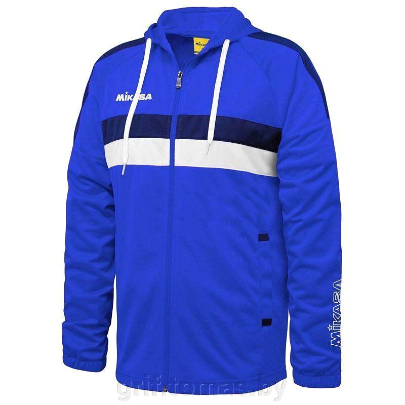Куртка спортивная мужская Mikasa (синий) (арт. MT550-0100) от компании Интернет-магазин товаров для спорта и туризма ГРИФ-СПОРТ - фото 1