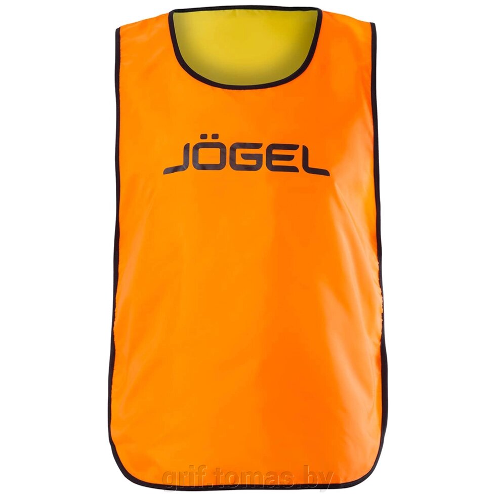 Манишка двухсторонняя детская Jogel (оранжевый/лаймовый) (арт. JGL-18757) от компании Интернет-магазин товаров для спорта и туризма ГРИФ-СПОРТ - фото 1