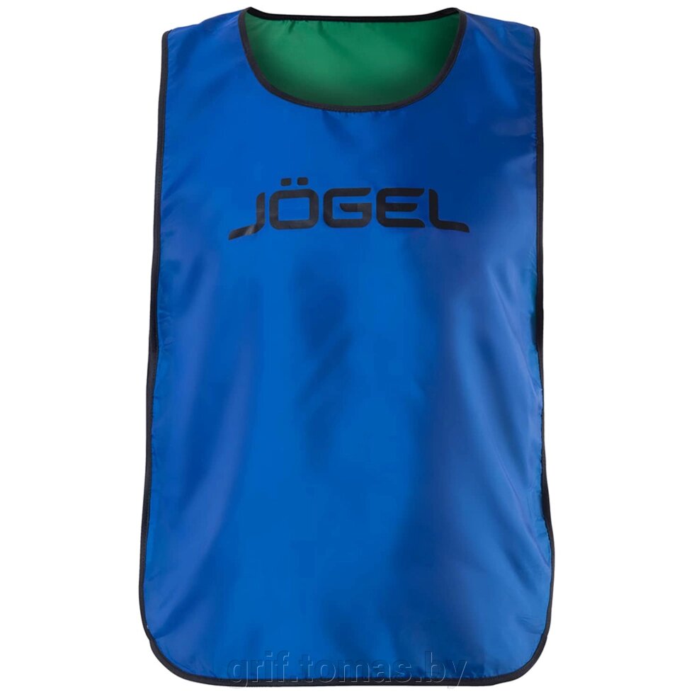 Манишка двухсторонняя детская Jogel (синий/зеленый) (арт. JGL-18740) от компании Интернет-магазин товаров для спорта и туризма ГРИФ-СПОРТ - фото 1