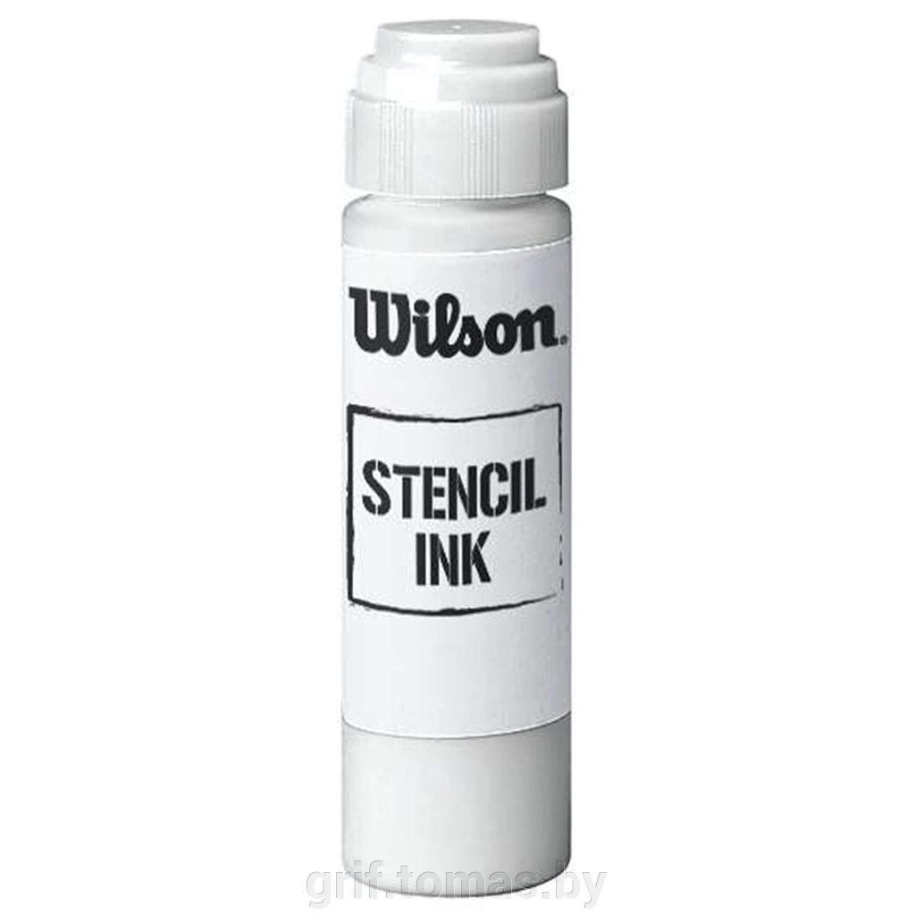 Маркер для разметки теннисной ракетки Wilson Stencil Ink (белый) (арт. WRZ742500) от компании Интернет-магазин товаров для спорта и туризма ГРИФ-СПОРТ - фото 1