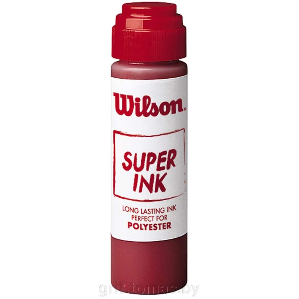 Маркер для разметки теннисной ракетки Wilson Stencil Ink (красный) (арт. WRZ7426 RD) от компании Интернет-магазин товаров для спорта и туризма ГРИФ-СПОРТ - фото 1