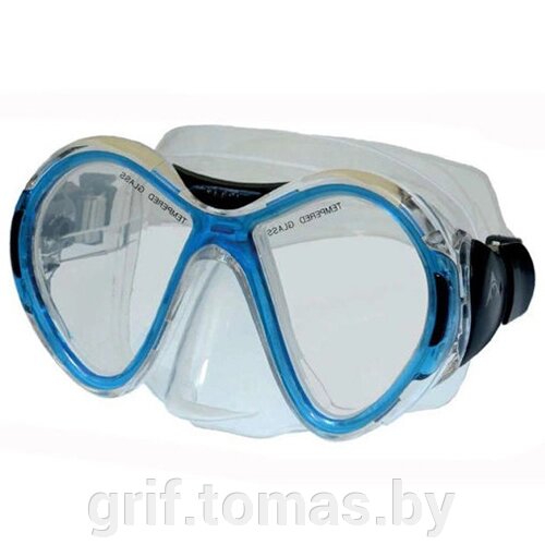 Маска для плавания Escubia Flash Sr (синий) (арт. 21040) от компании Интернет-магазин товаров для спорта и туризма ГРИФ-СПОРТ - фото 1
