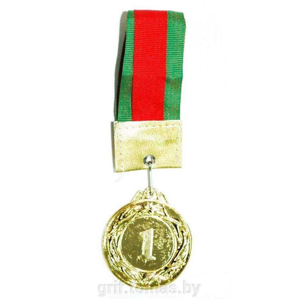 Медаль 4.5 см (золото) (арт. 4,5sm) от компании Интернет-магазин товаров для спорта и туризма ГРИФ-СПОРТ - фото 1