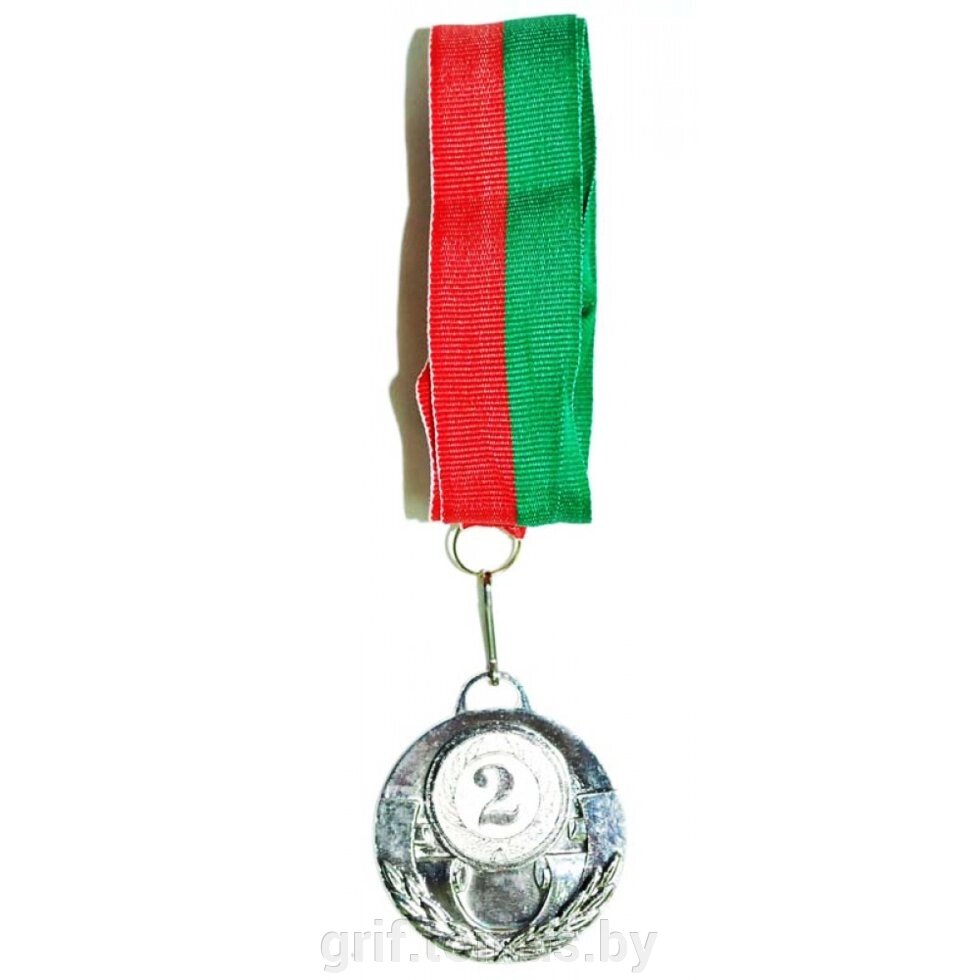 Медаль 5.0 см (серебро) (арт. 5,0-DP) от компании Интернет-магазин товаров для спорта и туризма ГРИФ-СПОРТ - фото 1