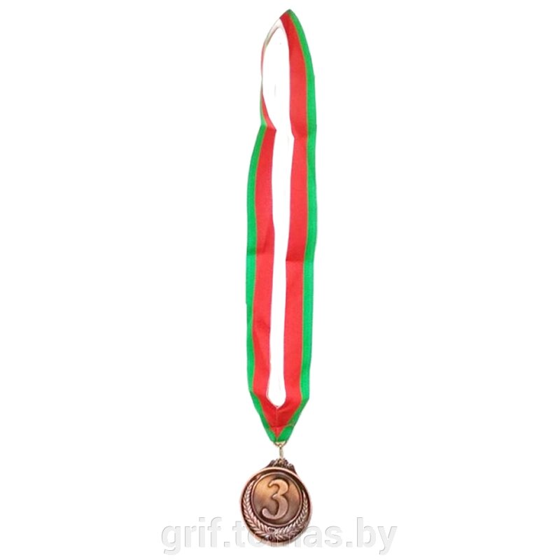 Медаль 5.2 см (бронза) (арт. 5,2-RIM) от компании Интернет-магазин товаров для спорта и туризма ГРИФ-СПОРТ - фото 1