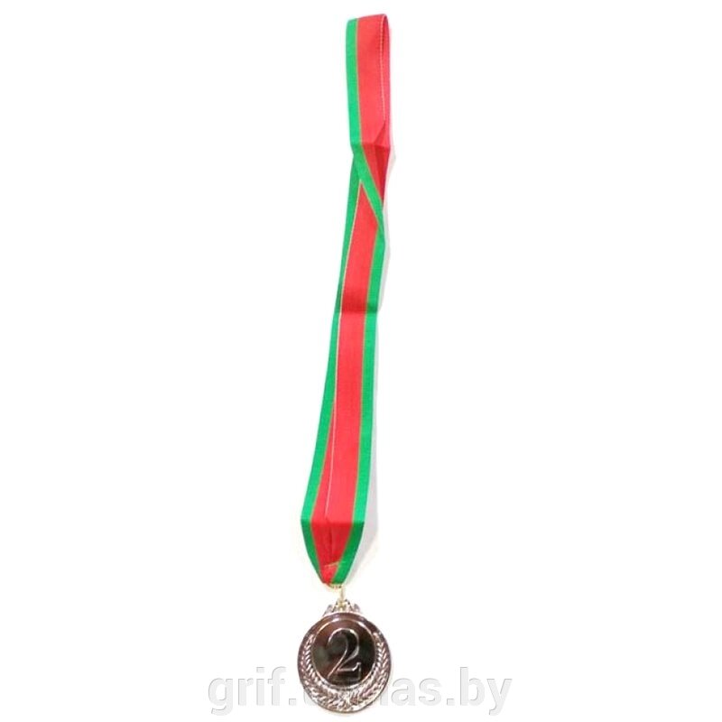 Медаль 6.0 см (серебро) (арт. 5,2-RIM-6) от компании Интернет-магазин товаров для спорта и туризма ГРИФ-СПОРТ - фото 1