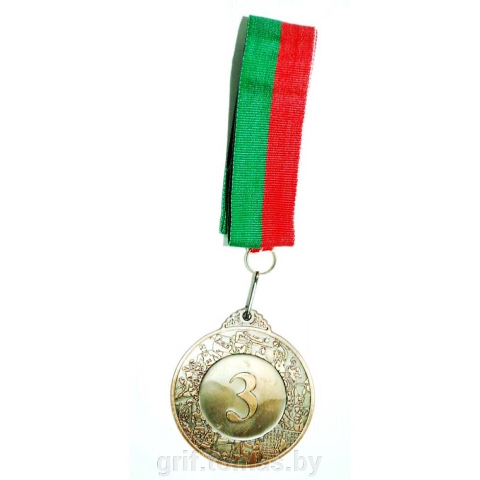 Медаль 6.5 см (бронза) (арт. 6,5sm) от компании Интернет-магазин товаров для спорта и туризма ГРИФ-СПОРТ - фото 1