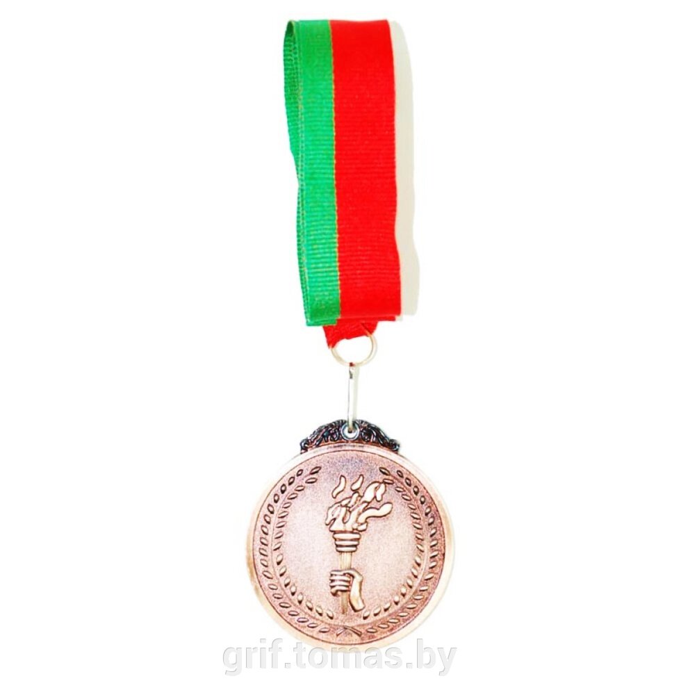 Медаль 6.5 см (бронза) (арт. HJ-6.5-B) от компании Интернет-магазин товаров для спорта и туризма ГРИФ-СПОРТ - фото 1