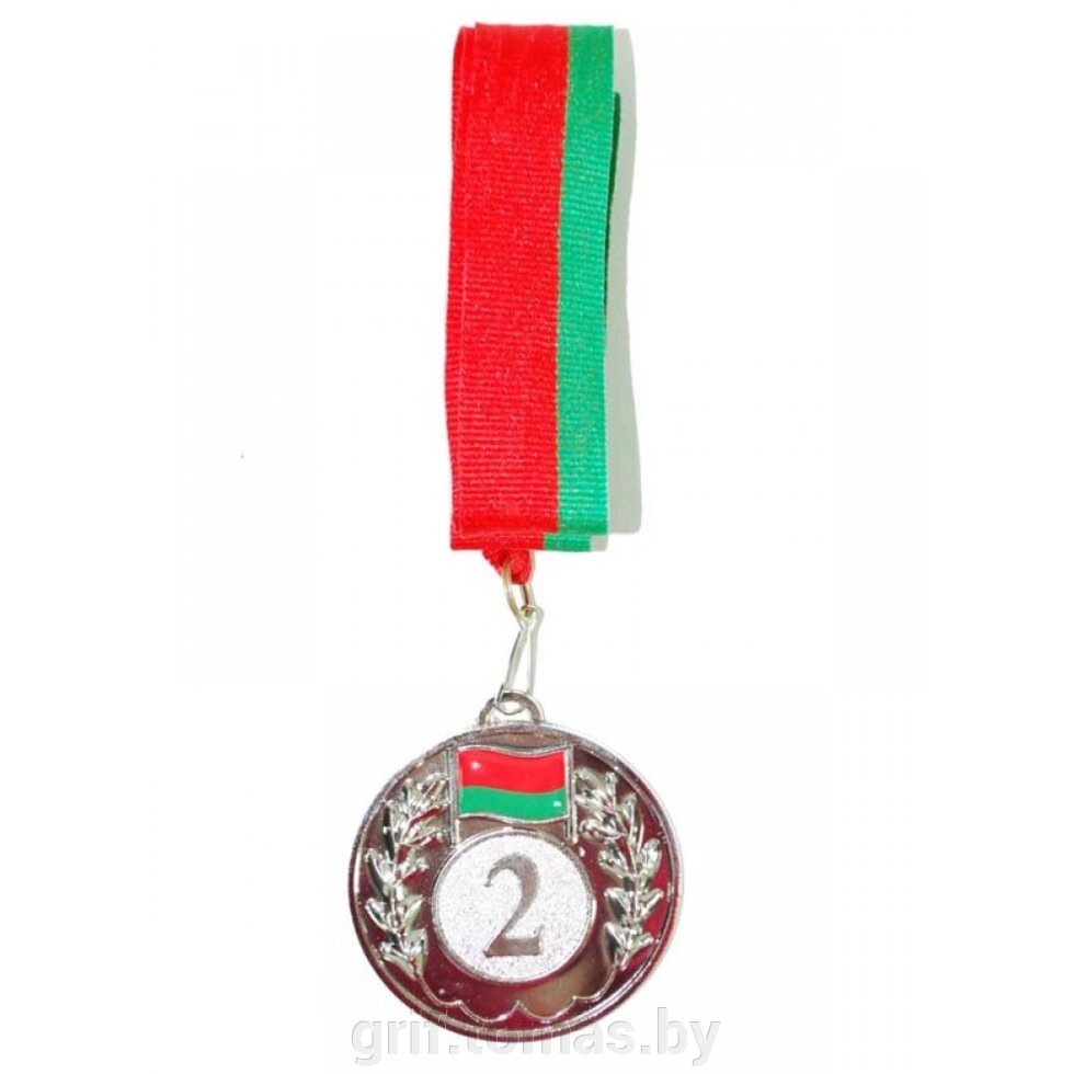Медаль 6.5 см (серебро) (арт. 5201-10-S) от компании Интернет-магазин товаров для спорта и туризма ГРИФ-СПОРТ - фото 1