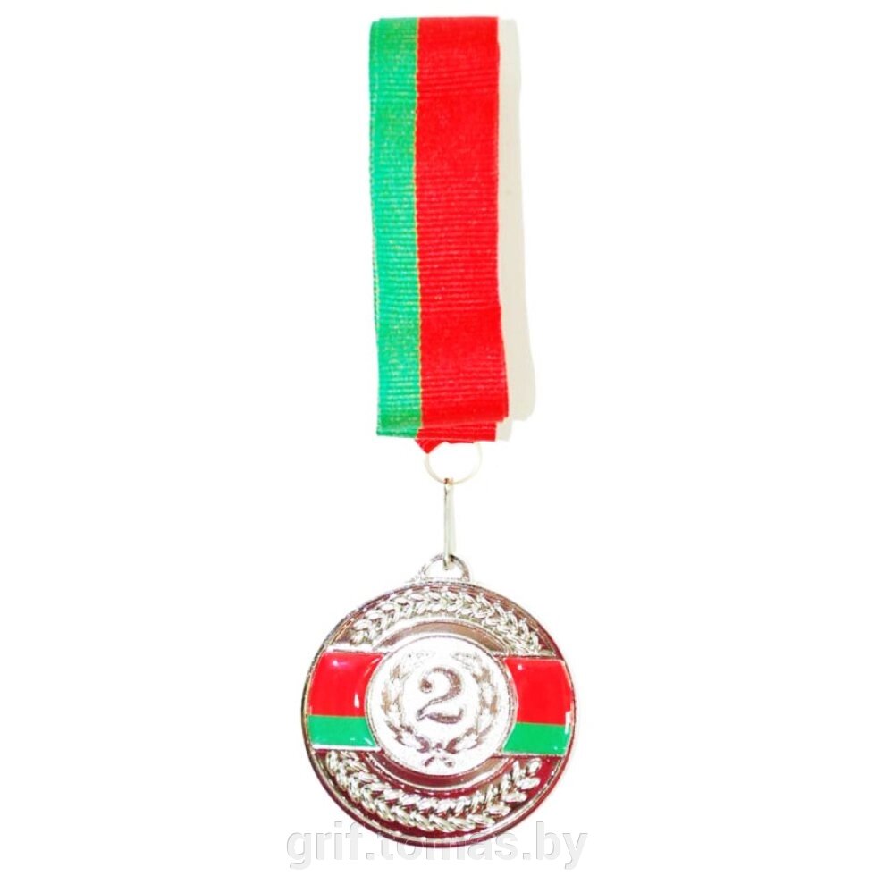 Медаль 6.5 см (серебро) (арт. 5201-16-S) от компании Интернет-магазин товаров для спорта и туризма ГРИФ-СПОРТ - фото 1