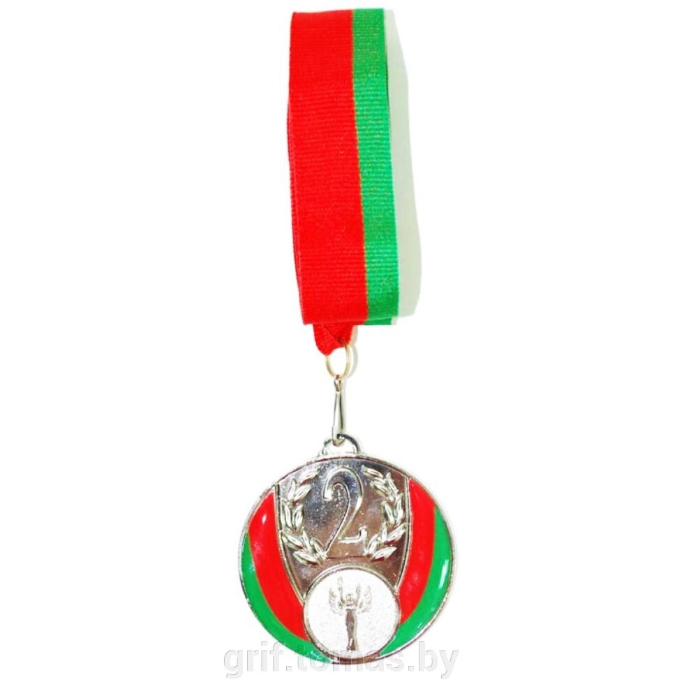 Медаль 6.5 см (серебро) (арт. 5201-7-S) от компании Интернет-магазин товаров для спорта и туризма ГРИФ-СПОРТ - фото 1