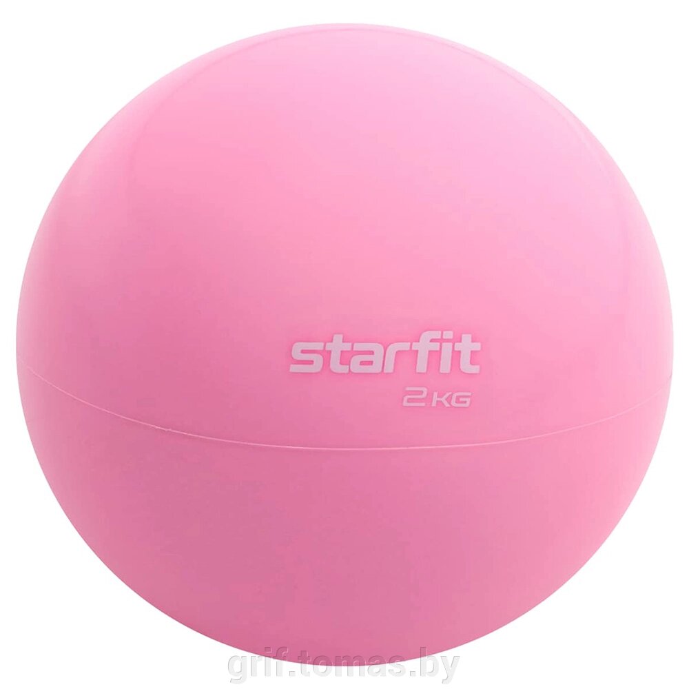 Медбол Starfit 2.0 кг (арт. GB-703-2-PI) от компании Интернет-магазин товаров для спорта и туризма ГРИФ-СПОРТ - фото 1