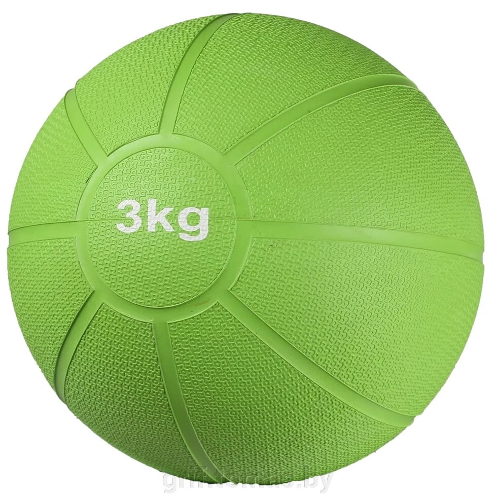 Медицинбол Indigo 3.0 кг (арт. 9056HKTB-3-G) от компании Интернет-магазин товаров для спорта и туризма ГРИФ-СПОРТ - фото 1