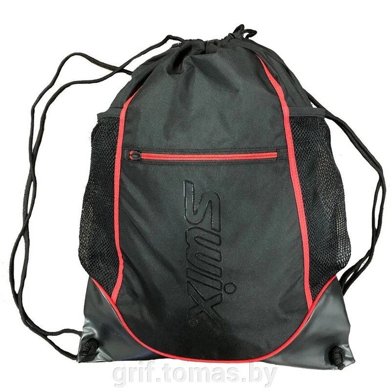 Мешок для обуви Swix Boot Pack (черный/красный) (арт. G0007) от компании Интернет-магазин товаров для спорта и туризма ГРИФ-СПОРТ - фото 1