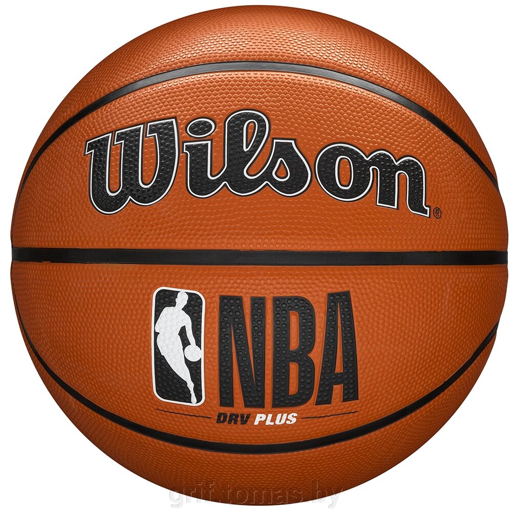 Мяч баскетбольный детский тренировочный Wilson NBA DRV Plus Outdoor №5 (арт. WTB9200XB05) от компании Интернет-магазин товаров для спорта и туризма ГРИФ-СПОРТ - фото 1