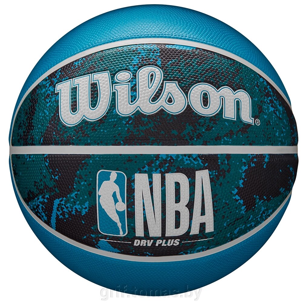 Мяч баскетбольный детский тренировочный Wilson NBA DRV Plus Vibe Outdoor №5 (арт. WZ3012602XB5) от компании Интернет-магазин товаров для спорта и туризма ГРИФ-СПОРТ - фото 1